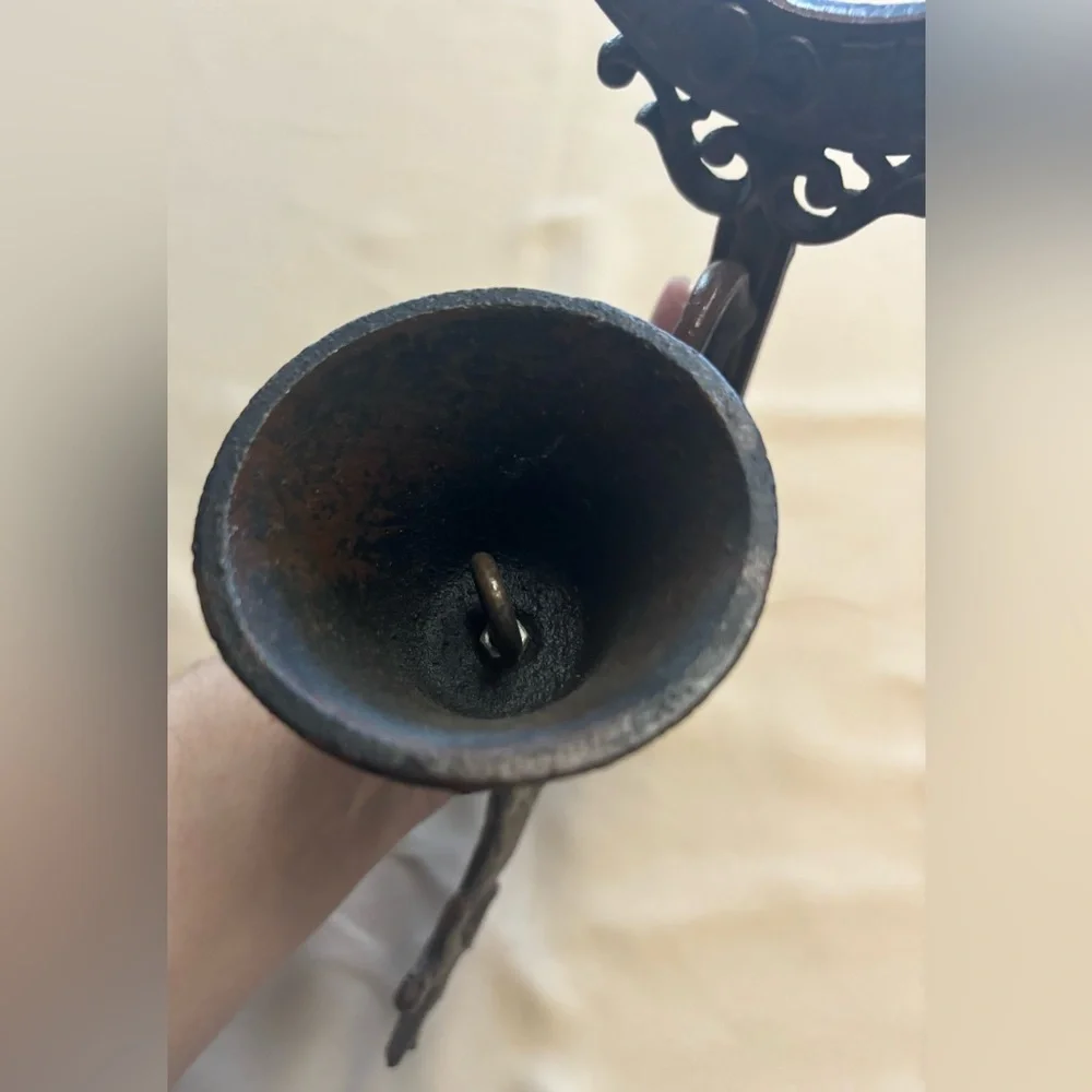Cast Iron Moose Welcome Bell Wall Mounted Cabin‎ Decor Antique Brown NO BELL